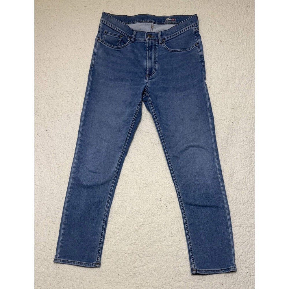 Faherty Mens Straight Jeans 33 Blue Indigo Dyed Denim 28 Inseam